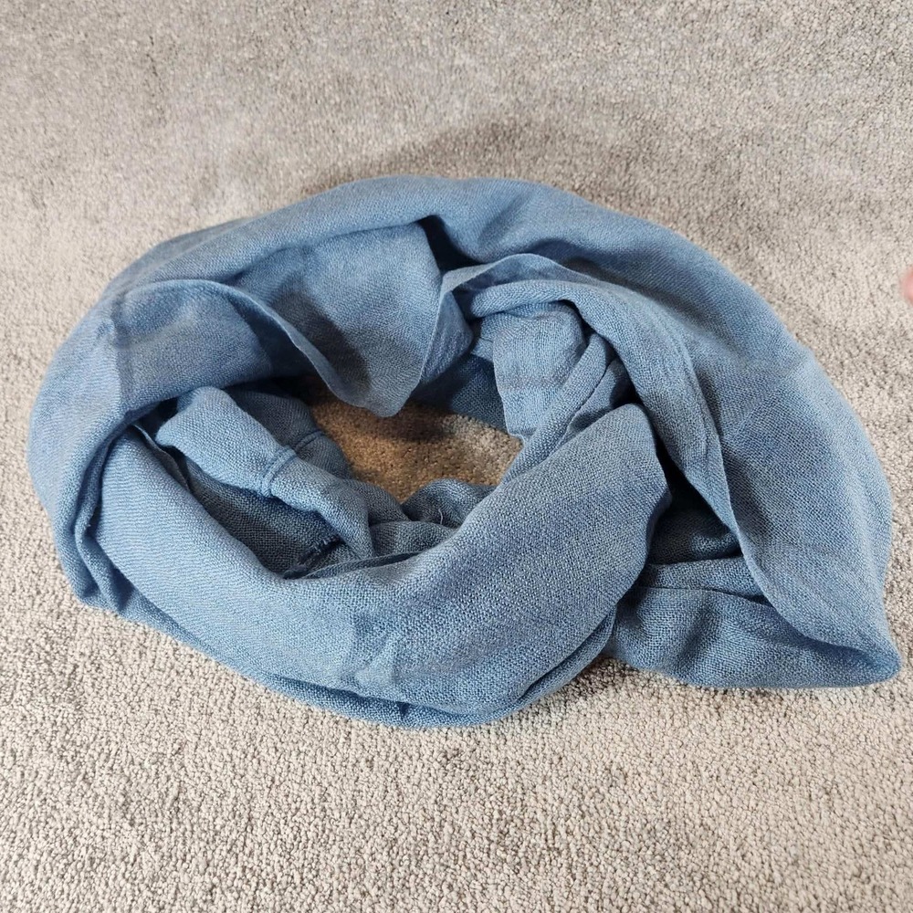 Chambray Blue Accessory Street Scarf‎ Knit Lightweight Women